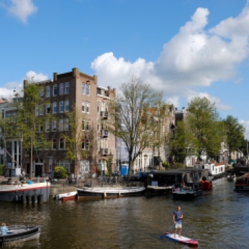 Canal zone in Amsterdam