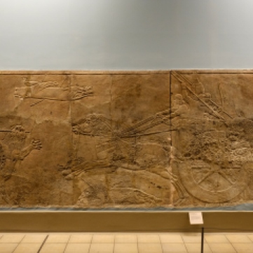 Sculpted reliefs from Assyria, British Museum